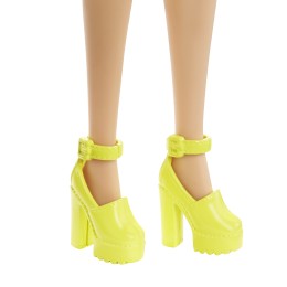 Кукла Барби Модница Блондинка в радужном платье