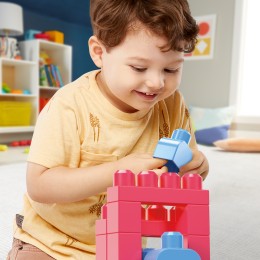 Конструктор Mega Bloks First Builders 60 деталей Розовый