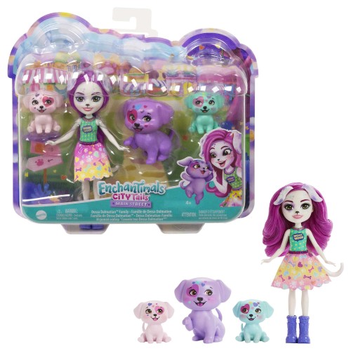 Игровой набор Enchantimals Далматинец Десса с питомцами
