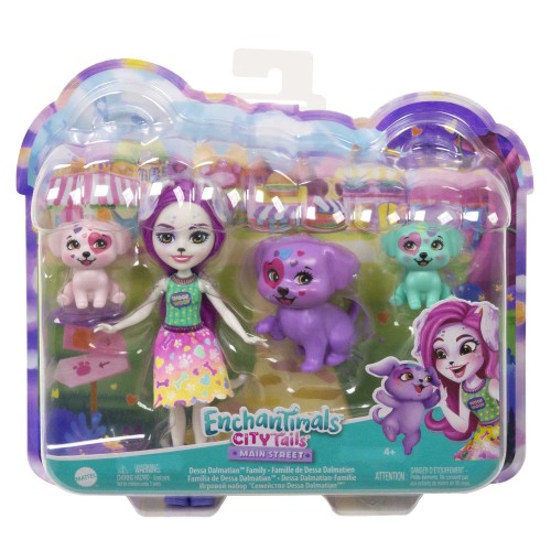 Игровой набор Enchantimals Далматинец Десса с питомцами