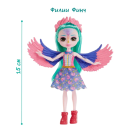 Игровой набор Enchantimals Зяблик Филия с питомцами