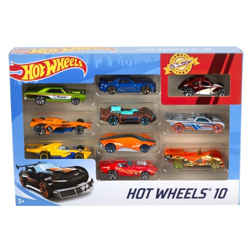 Набор машинок Hot Wheels 10шт в ассортименте