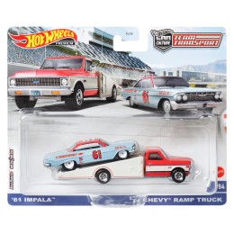 Машинка Hot Wheels Premium 'Chevy Ramp Truck' Team Transport