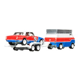 Машинка Hot Wheels Premium  'Rally Van &amp; Trailer' Team Transport