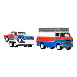 Машинка Hot Wheels Premium  'Rally Van &amp; Trailer' Team Transport