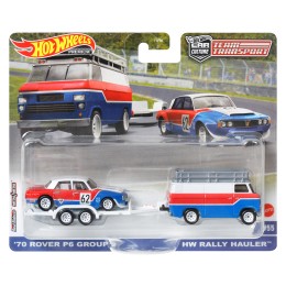 Машинка Hot Wheels Premium  'Rally Van &amp; Trailer' Team Transport