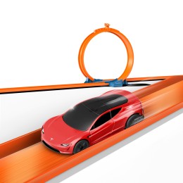 Машинка Hot Wheels Tesla roadster на пульте управления