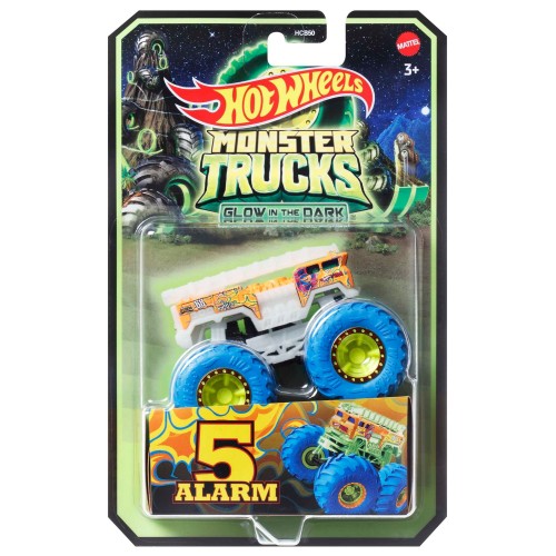 Машинка Hot Wheels Монстр трак светящийся в темноте в ассортименте